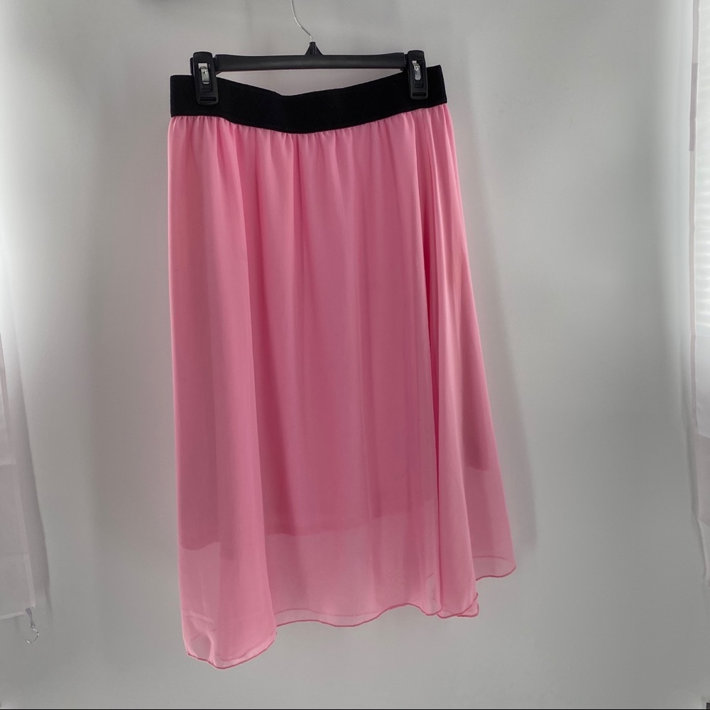 4/$25 LulaRoe pink skirt size M